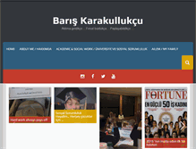Tablet Screenshot of bariskarakullukcu.com
